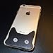 iPhone 6 Case, DECO FAIRY Protective Case Bumper[Scratch-Resistant] [Perfect Fit] Translucent Silicone Clear Case Gel Cover for iPhone 6 (Black Cat Kitten iPhone 6 4.7