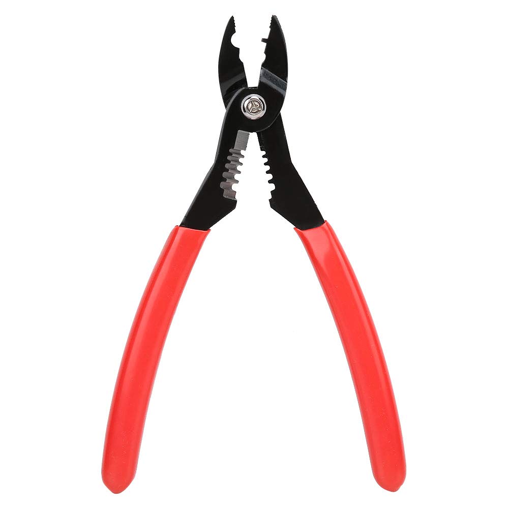 Crimping Pliers, 7in Electricians Pliers Wire Cutter, Crimper, Gripper, Stripper, Electrical Cable Stripping Tool, Electrical Cable Crimping Pliers for Terminals