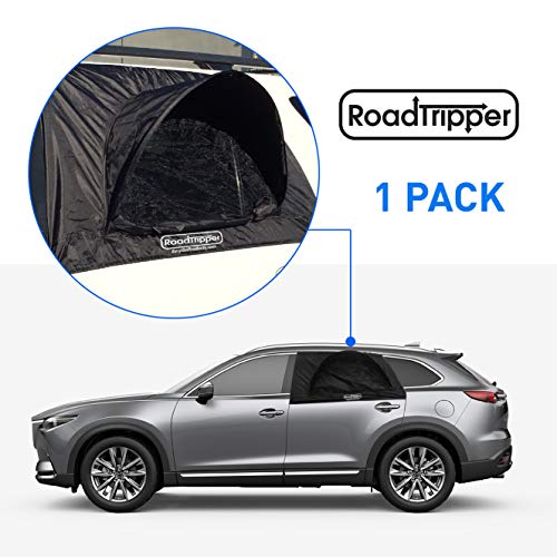 EasyGoProducts EGP-Auto-003-S-1 RoadTripper -SUV Tent - Works as Vent, Bug Guard and Sun Screen Canopy-Car Camping Accessory (1 Pack) (Best Car Camping Tent 2019)