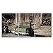 wall26 Canvas Print Wall Art Vintage Retro Green Truck Near Barn Nature Wilderness Photography Modern Rustic Scenic Relax Multicolor Colorful for Living Room, Bedroom, Office - 24