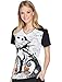 Cherokee Tooniforms Women's Nightmare Before Christmas Halloween Scrub Top (Large)