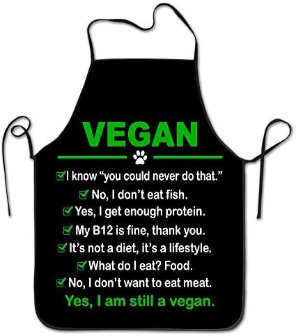 Funny Vegan I Am Still A Vegan Kitchen Cooking Apron