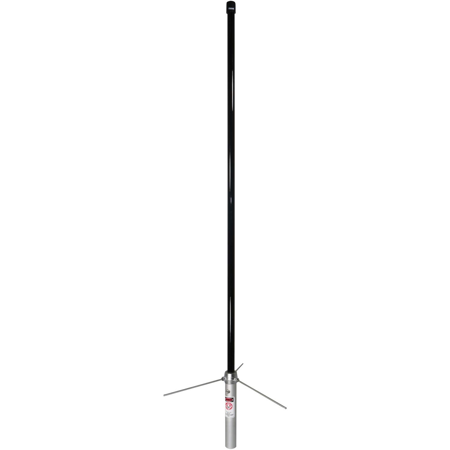 Tram 1477-B Pre-Tuned 144-148MHz VHF/430-460MHz UHF Dual-Band Base Antenna | 43" Black Fiberglass