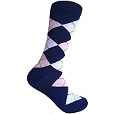 Triple M Plus Men's Navy Dress socks,One size fits most men; Sock Size 10-13.