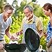 TACKLIFE 22.5 inch Charcoal Grill, Outdoor Grilling Barbecue, Camping Cooking, Portable BBQ Grill