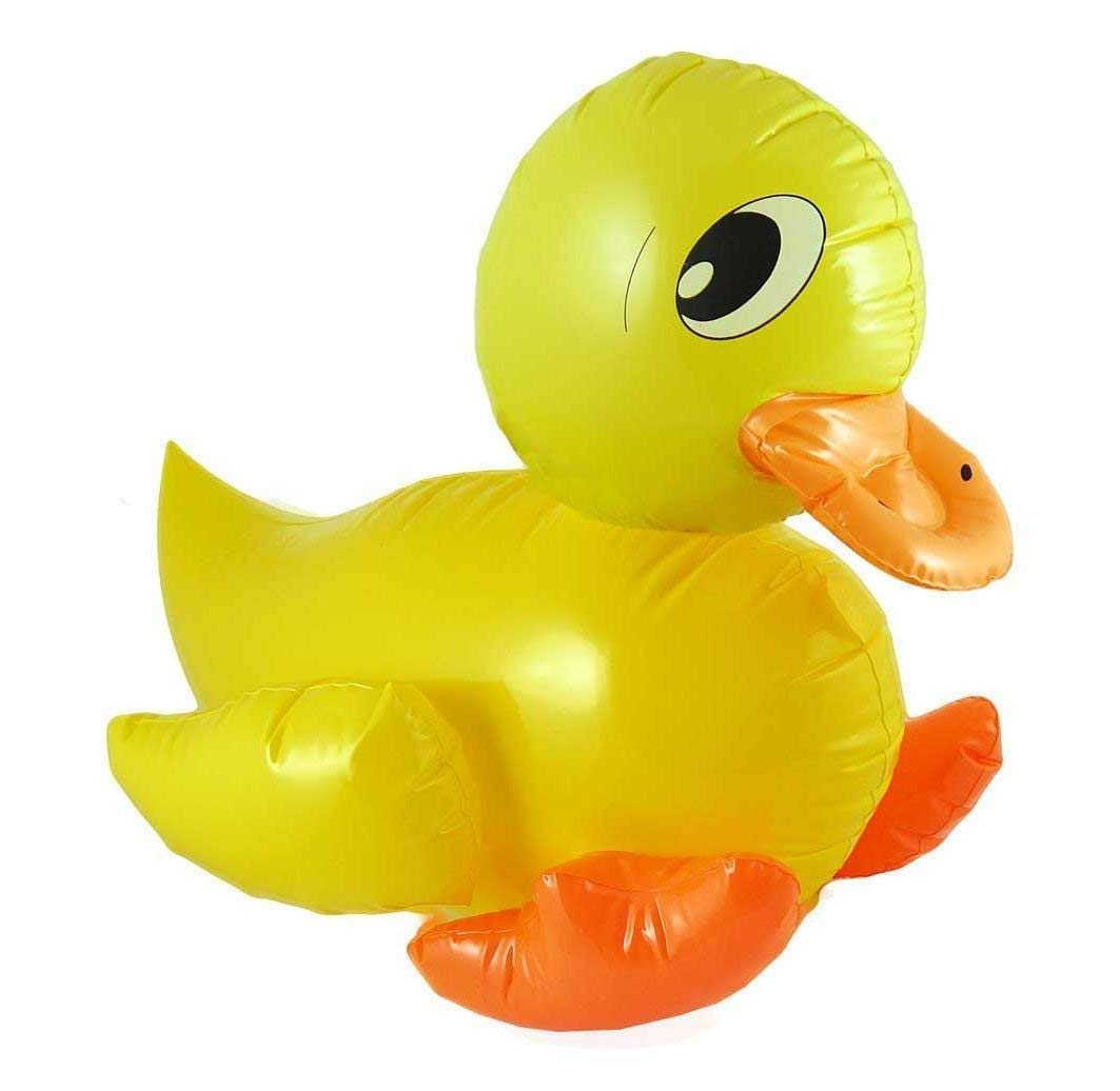 Henbrandt Party Inflatable Yellow Duck - 42cm