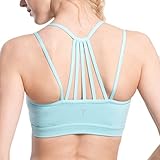 AIYIHAN Women's Sexy Strappy Wirefree Yoga Sports