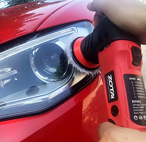 ZOTA Polisher, 3" Orbital Polisher, Mini Portable Rotary Polisher Kit - Mens Gifts Ideas for Christmas