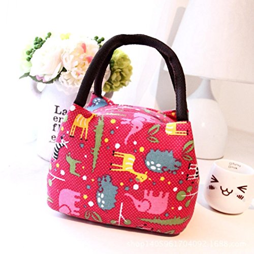 FitfulVan Clearance! Hot sale! Bags, Thermal Insulated Tote Picnic Lunch Cool Bag Cooler Box Handbag Pouch (Red)