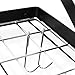 DecoBros Wall Mount Square Grid Pot Pan Rack includes 8 hooks, 25 by 12-inch,Bronze