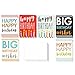 Best Paper Greetings Large Birthday Cards Box Set – 12 Pack Jumbo Happy Birthday Cards, 6 Assorted Designs, Birthday Cards Bulk, Envelopes Included, 8.5 x 11 Inches