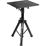 Starument Laptop Stand - Tripod Floor Stand for Computer, Projector, DJ Equipment, Studio Accessories - Light & Portable, Stu
