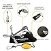 FISHINGSIR Kayak Anchor Accessories 3.3lb Galvanized Iron Folding Boat Anchor for Canoe, Jet Ski, SUP, Paddle Board & Small Boat & 24.6 FT Marine Rope Complete Folding Grapnel Anchor System