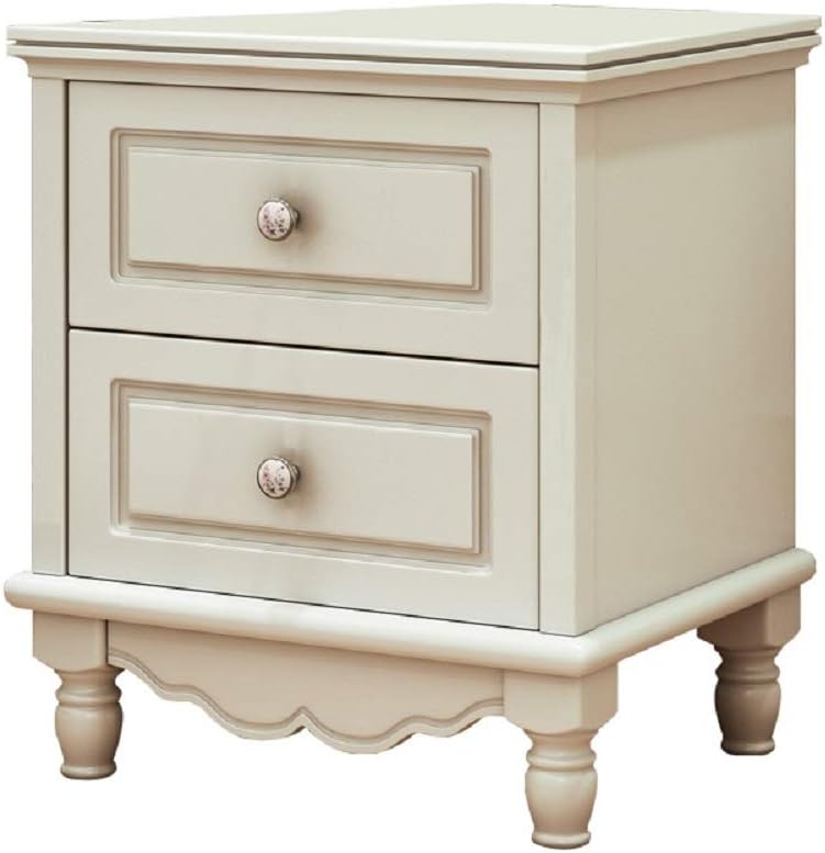 childrens white bedside table