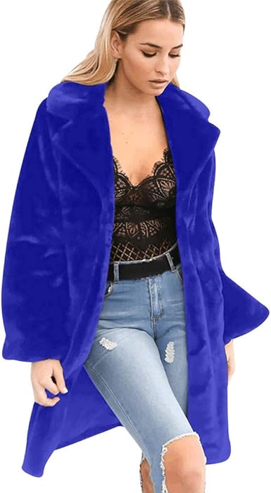 Manteau Veste Femme Hiver Mode Femme Couleur Unie Coupe Vent Mi