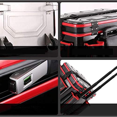 SQQSLZY Multifunktionale Hartabdeckung Fischerbox Angelkasten Big Rad-verdickter Fischbox Fischschutz-Eimer kann sitzen – Bild 4