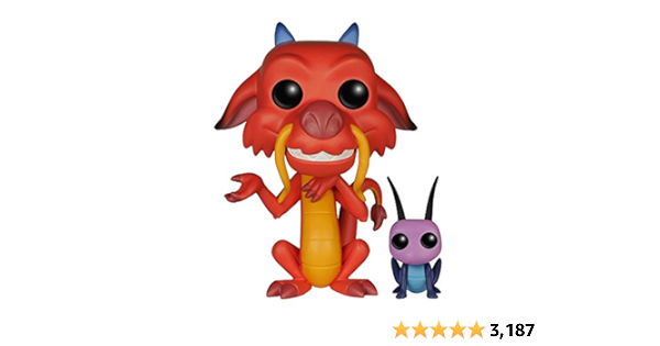 Funko Mulan Mushu and Cricket Pop Vinyl 