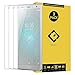 CENTAURUS Xperia XZ2 Glass Screen Protector,(3 Packs) Anti-Glare Ultra-Thin Clear 9H Hardness Tempered Glass Protective Film Replacement for Sony Xperia XZ2 H8216 H8296 5.7