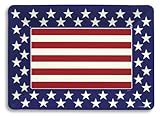 Large Plastic Serving Tray- Red, White and Blue Patriotic