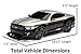 New Bright Foose Mustang RC Toy Car, Black/Grey