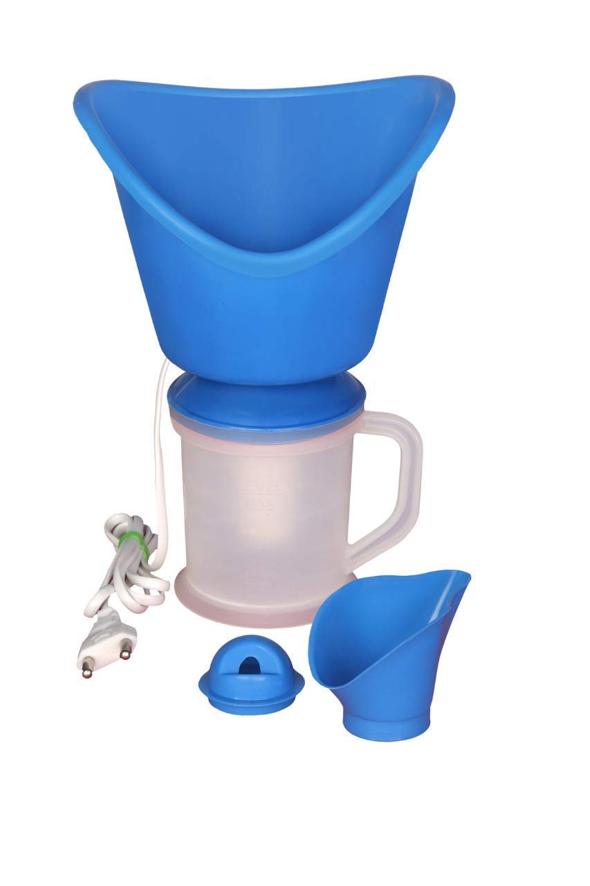 WOOLGER Facial Steamer Inhaler Vaporizer for Face, Nose, Cold, Cough & Sinus | 3 In 1 Steam Vaporizer | Steam breath machine for Adults/Kids, Best for Men/Women(made in india)