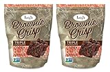 Lucy's Gluten-Free Triple Chocolate 100 Calorie Brownie Crisp - Pack of 2, 4.5 Oz. Ea.