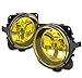 ZMAUTOPARTS Front Bumper Driving Fog Lights Yellow Compatible with 2000-2005 Ford Focus SVT / 2003-2004 Mustang Cobra