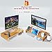 ROYAL CRAFT WOOD Computer Monitor Stand Riser - Laptop Stand and Desk Organizer with Keyboard Storage and IPad Tablet Cellphone Slots - Stylish Bamboo Printer iMac LCD TV PC Monitor Stands
