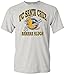 Banana Slugs Vincent T-Shirt Light Grey Gildan Men's Cotton Tee (Medium)