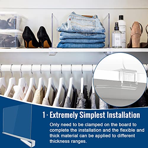 Clear Closet Shelf Organizer at Adam Smith blog