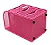 EasyPAG Mesh Desk Accessorie Organizer 3 Drawer Office Supplies Caddy, Pink