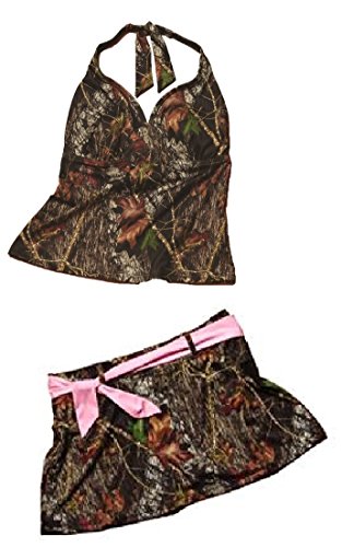 Buy Ladies Mossy Oak Camo Halter Tankini or Swim Skirt Swimwear Online at  desertcartAruba