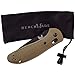 Benchmade - Griptilian 553 Knife, Tanto Blade, Serrated Edge, Coated Finish, Sand Handle