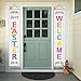 ORIENTAL CHERRY Easter Decorations Outdoor Indoor - Bunny Eggs Decor Banners for Home Wall Door Yard Apartment Party Tree