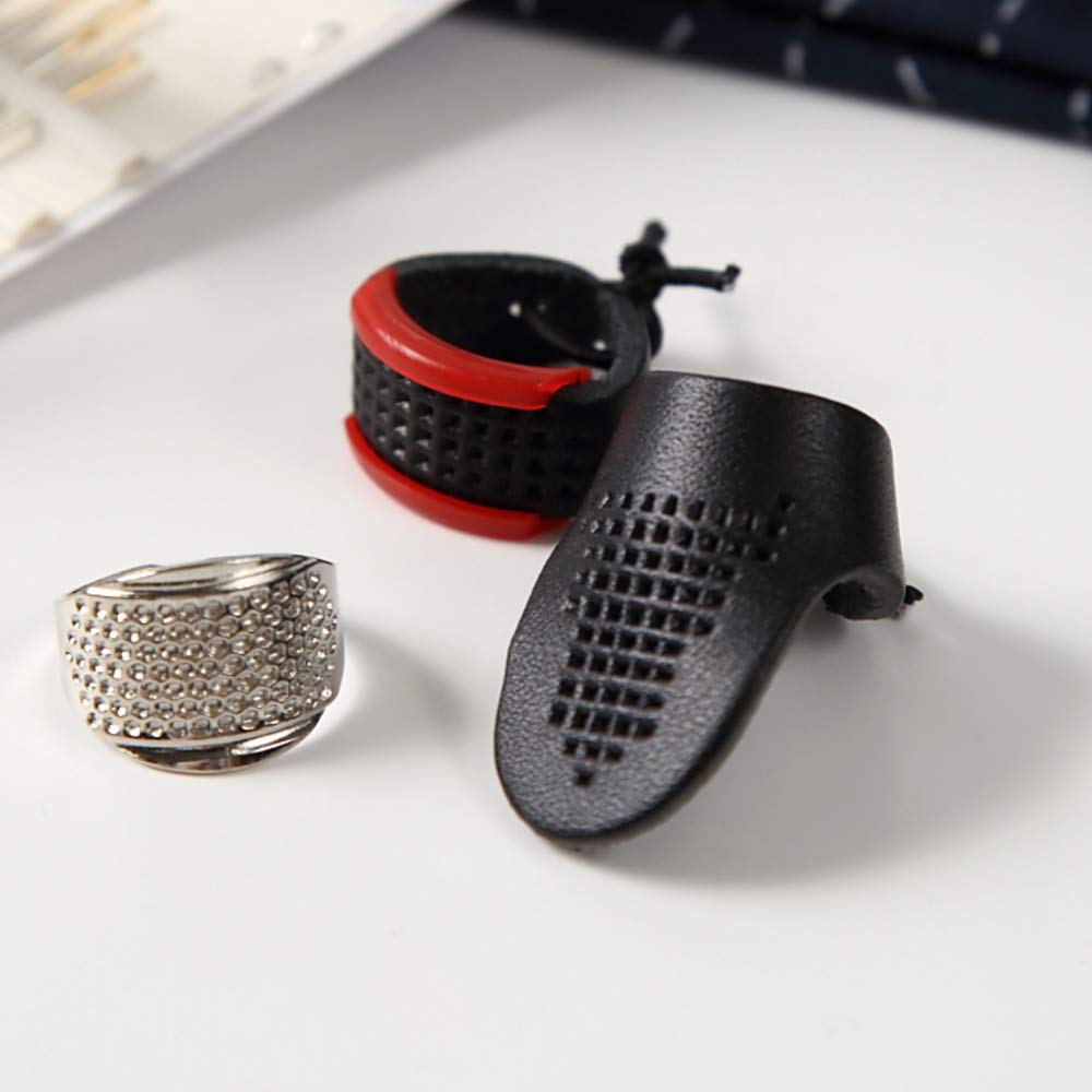 Sashiko kit, Yokota Sashiko Thread, Needles and Template Yume Fukin with Original English Manual, Thimble Sewing Set, Fabric, Japanese Textile (White Thread / Navy Dishcloth)
