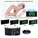 Loud Vibrating Alarm Clock with Super Bed Shaker for Heavy Sleepers Deaf Hard of Hearing Elderly Kids, Bedroom Home, Digital Plug-in Clock,Night Light, 7’’ Large Display & Full Dimmer,USB Ports,12/24H