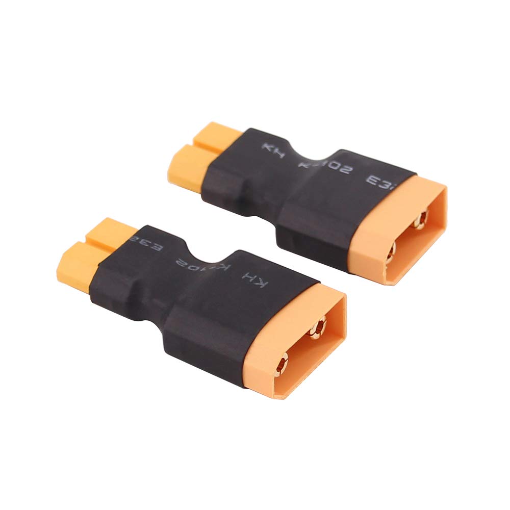 OliRC 2pcs Male XT90 XT-90 to Female XT60 XT-60 Connector Adapter(C95-2)