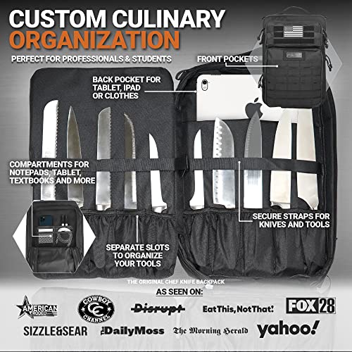 Chef Knife Bag Tactical Sling Bag Knife Carrying Case with 30