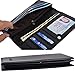 Outrip Rfid Leather Womens Long bifold Wallets Clutch Slim Front Pocket Wallet