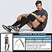 ASOONYUM Full Leg Compression Sleeve 1 Pair Footless Compression Socks for Women Men Basketball Running Football Cycling Sport Workout UV Protection Black