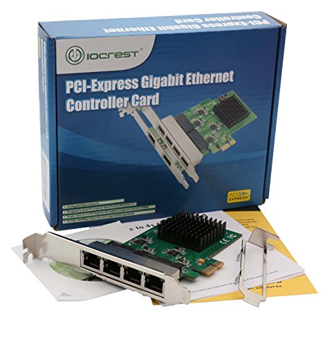 Syba SI-PEX24042 4 Port Gigabit Ethernet PCI-e X1 Network Interface Card