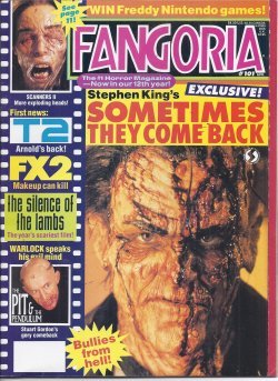 FANGORIA #101, April, Apr. 1991 (Sometimes They Come Back; Terminator 2; Scanners II; the Silence of the Lambs; Warlock; FX 2; The Pit and the Pendulum)