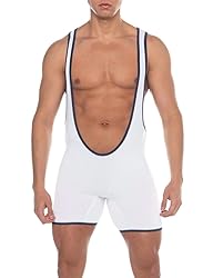 DLSMDOUS Men's Wrestling Singlets Sleeveless