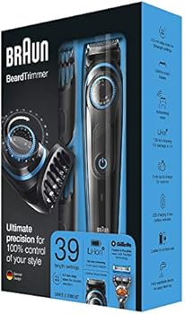 Braun Beardtrimmer Bt5040 Beard Trimmer Hair Clipper Black Blue Amazon Com Au Beauty