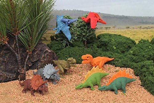 Iwako Dinosaur Erasers Pick Up Set 60 Pieces ER-KYR001