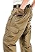 CQR Men's Tactical Pants Lightweight EDC Assault Cargo, Duratex Magpocket(tlp105) - Khaki, 36W/32L