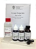 Benz Microscope Gram Stain Kit, Set of 4
