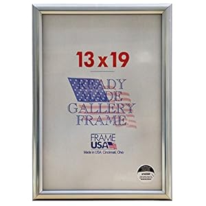 Amazon.com - Frame USA Deluxe Poster Frame, 13 x 19", Silver