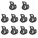 MagiDeal 10pcs Black Plastic Camping Awning Tent C Clips for 10mm-13mm Poles