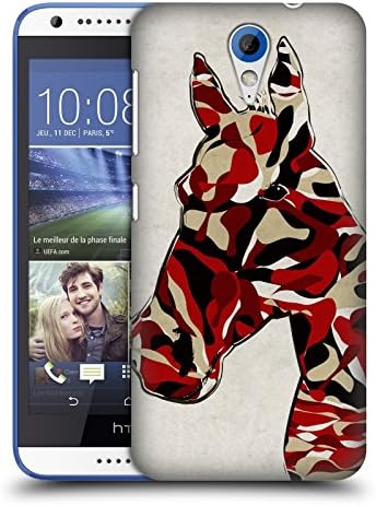 Official Angelo Cerantola Camouflage Horse Animals Hard Back Case for HTC Desire 620 / 620 Dual Sim